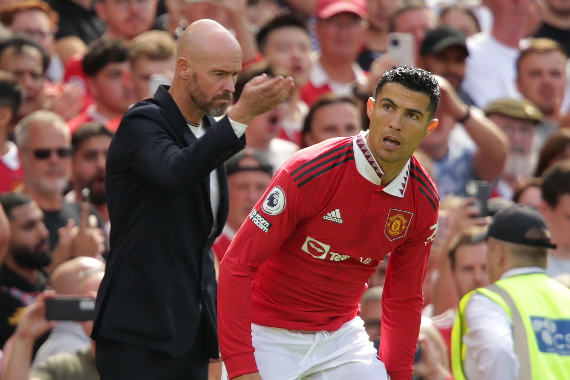 Unbelievable: This is the reason behind what happened between Ronaldo and Ten Hag