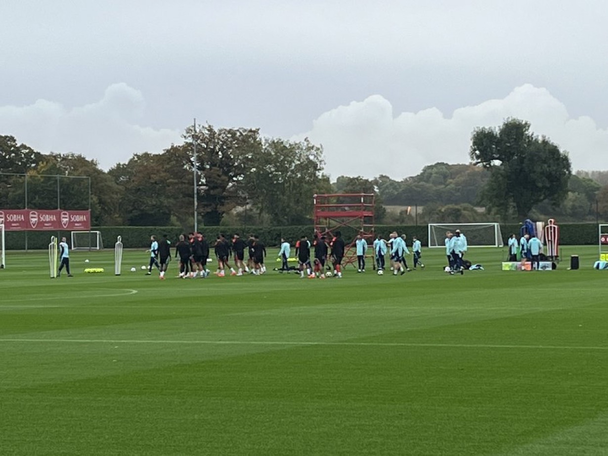 Four stars missing from Arsenal training ahead of Shakhtar Donetsk game