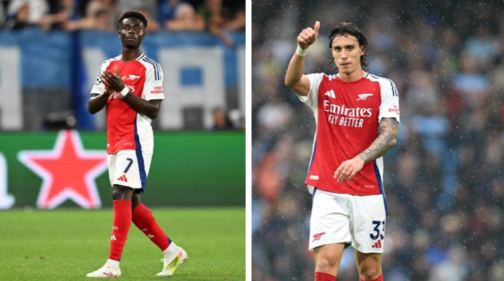 Good news and bad news | Latest injury update for Saka and Calafiori before Liverpool game