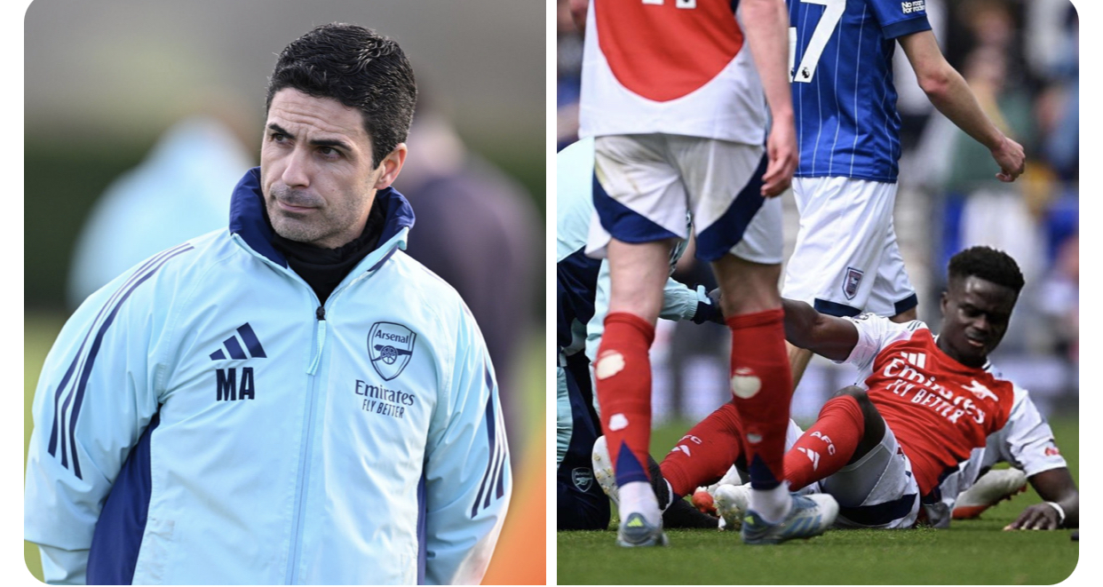 BREAKING: Arteta gives update on Bukayo Saka knock after 4-0 win over Ipswich